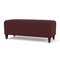 Lesro Siena Lounge Reception Loveseat Bench, Black, RF Nebbiolo Upholstery SN6001 - alternate 2